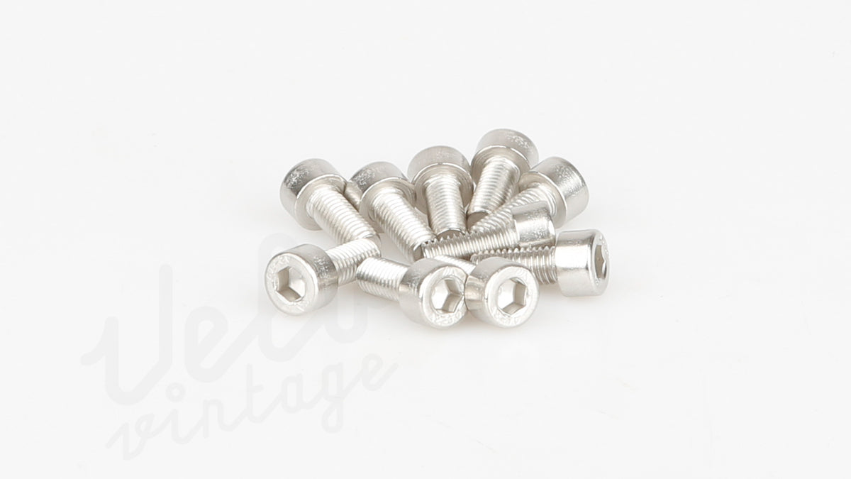 10 stk Rustfri Bolte M5x12mm